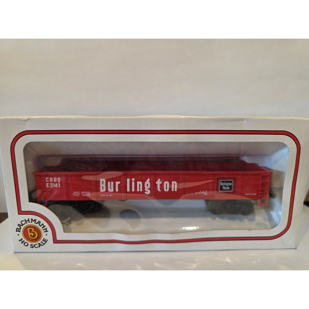BACHMANN HO SCALE: Burlington Route CB&Q #E3141 RED GONDOLA